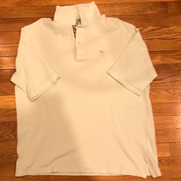 Burberry Other - Men’s Burberry Polo Size XL -Mint Green Color